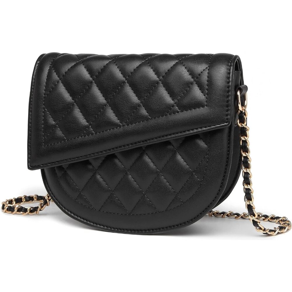 Women Flap Crossbody Purses Over the Shoulder Chain Bags Vegan Leather Handbags